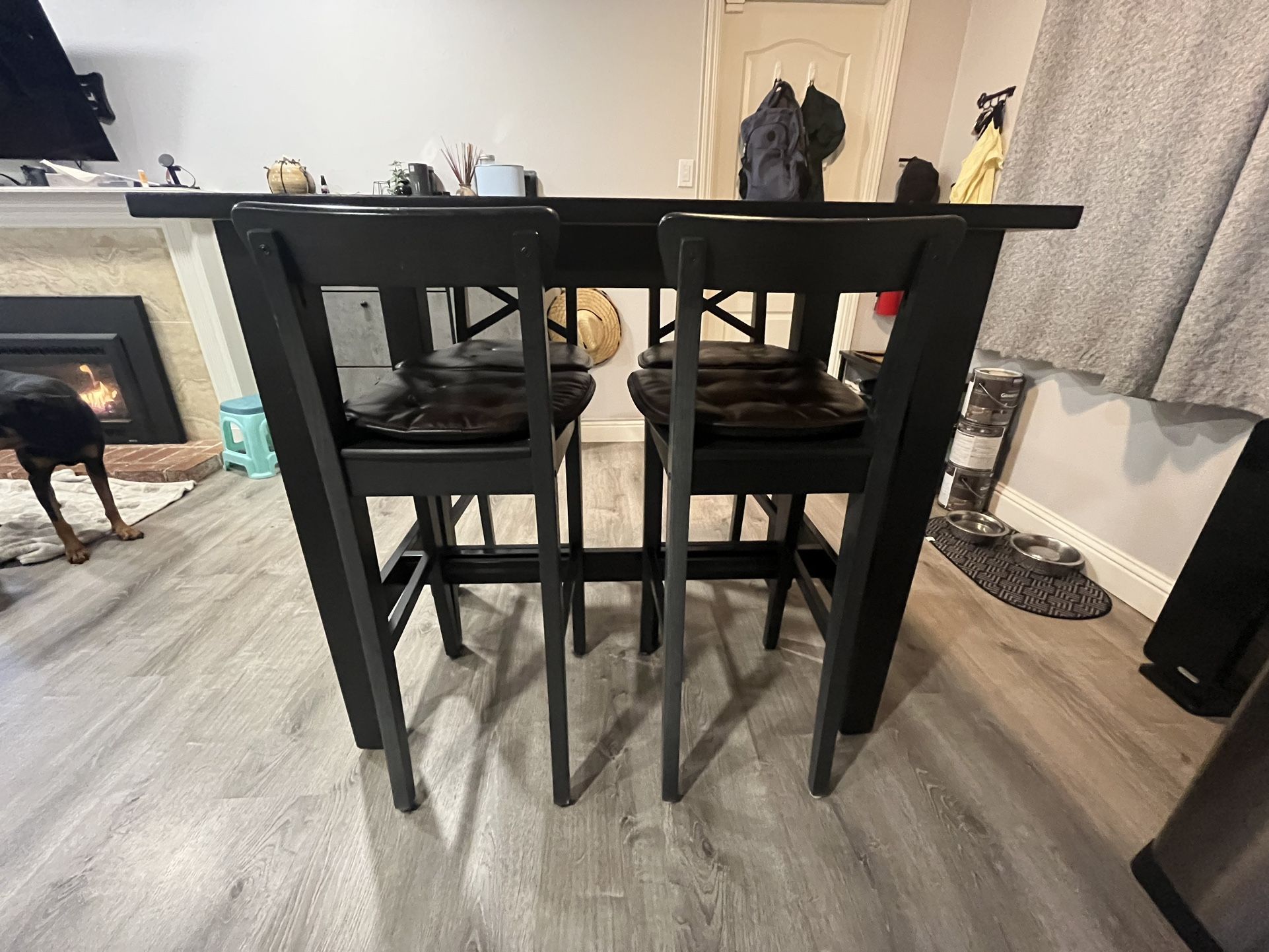 IKEA Stornas bar table w/chairs