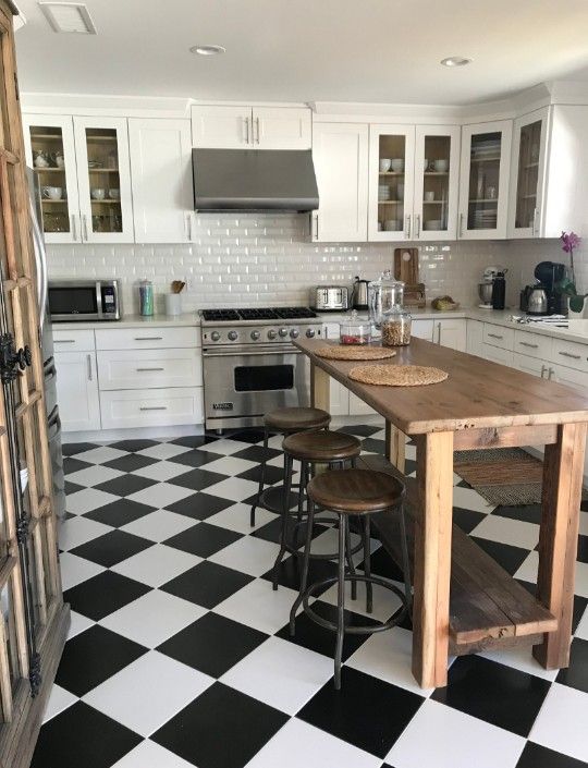 Rustic Finish Kitchen Islands.