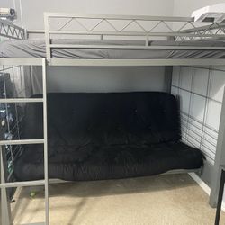Full Size Bed With Futon