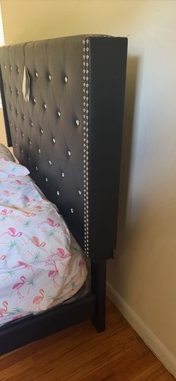 Queen Size Bed: Mattress + Box Spring + Frame