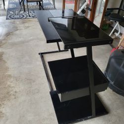 Glass Computer Table 