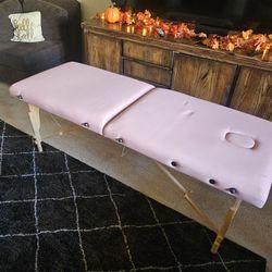 Pink Massage Table 350 Lb Weight Capacity 