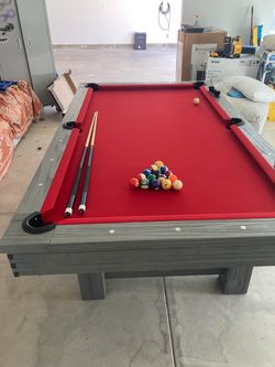 New pool table includes install billiard tables