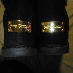 Sz6 Juicy Couture Gurl Boots Fur Inside