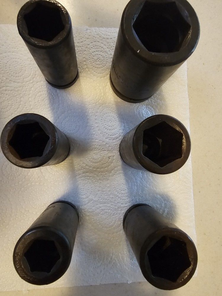 Deep Sockets. Set Of Six,All Products : American Fashion Style Bags On Sale