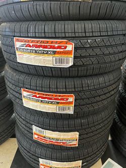 📲✔️235/60/18 Vendo set de Llantas Nuevas arroyo