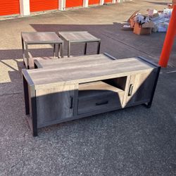 TV Console, Side Tables, Shelf, Coffee Table 