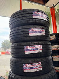 💯255/65/18 vendo set de llantas nuevas América