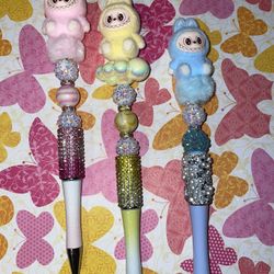 Beaded Character Pens 