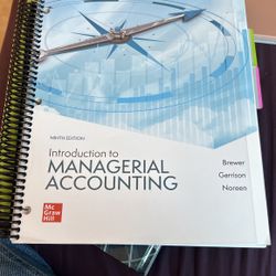 Introduction to Managerial Accounting 9th Edition