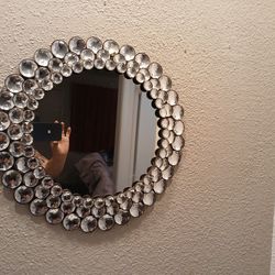 Round Jewel Mirror