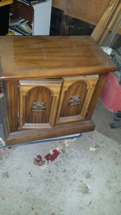 Solid oak cabinet