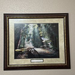 Home Interiors & Gifts framed print "Serenity's Path" by Donna Heath Brooks