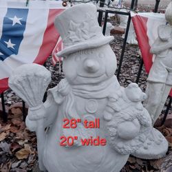 24 Inch Tall Extremely Heavy  Garden Concrete Statue 