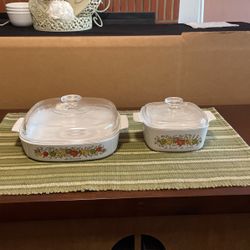 Vintage Correll Pirex Dishes