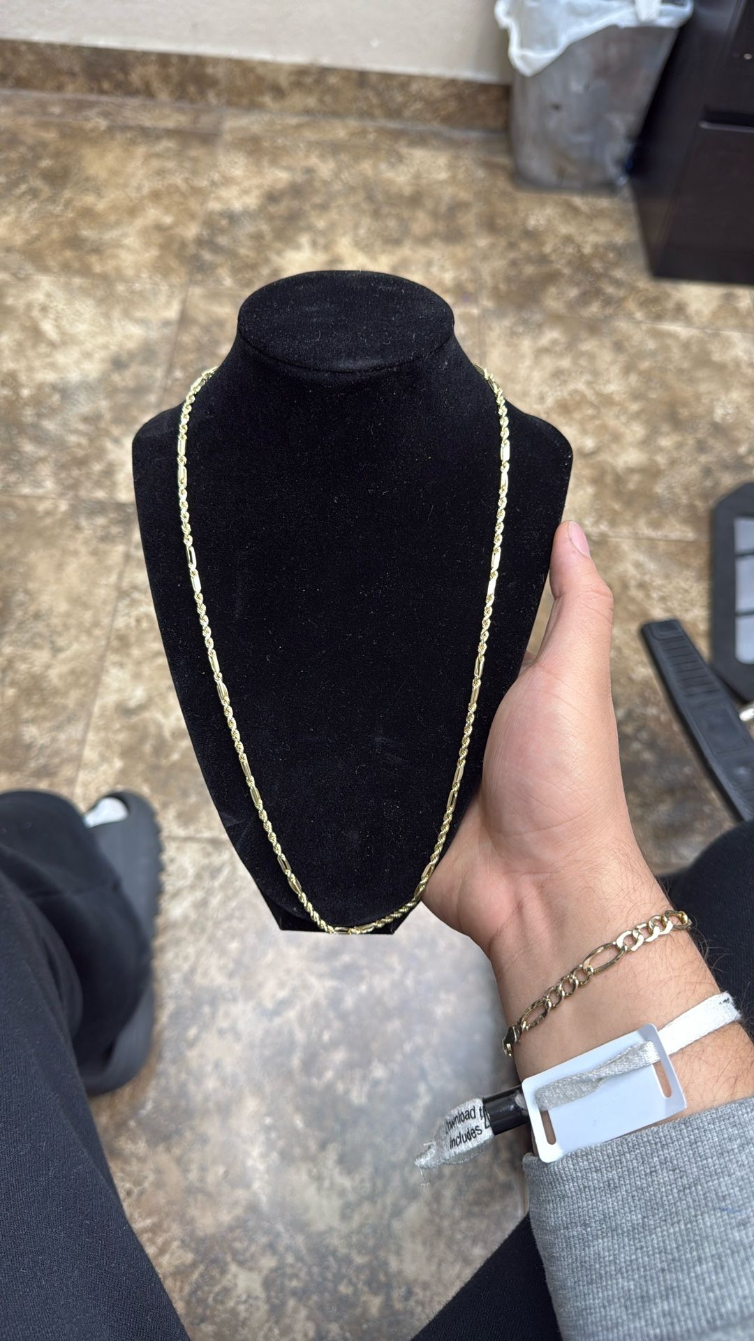 Milano 10k gold chain 