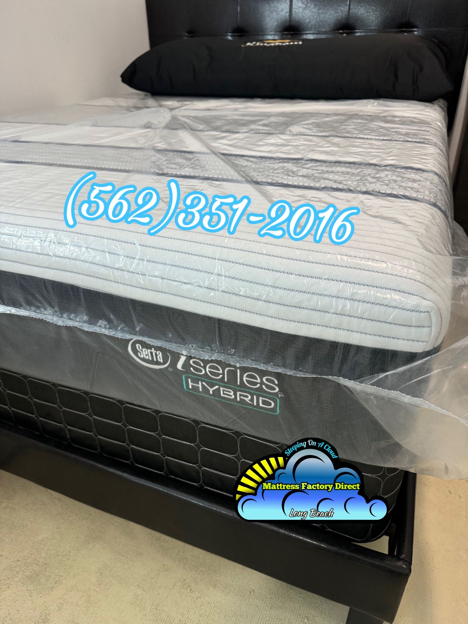 New Serta Hybrid iSeries Queen Mattress Colchon