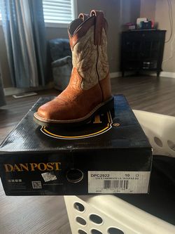 Dan post cowboy boys kids boots size 10 like new