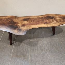 Walnut Live Edge Coffee Table 