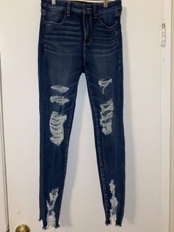 American Eagle Super Hi Rise Wmns Sz 6