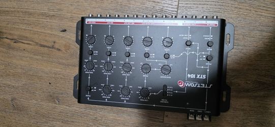 Stetsom STX 104 Crossover - 5 Way Crossovers 9v Output - STX104 Signal Processor