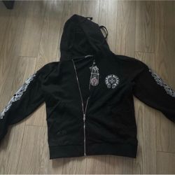 Chrome  Heart zip up size M