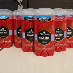 Old Spice Aqua Reef Deodorant $4 Each