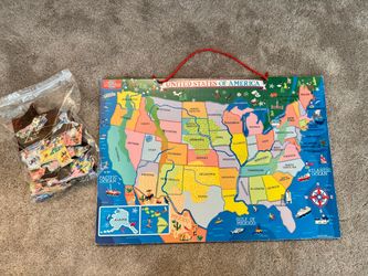 USA 🇺🇸 Magnetic Puzzle 🧲