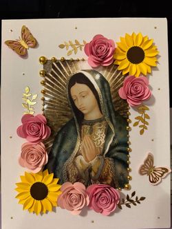 Virgen  de ￼Guadalupe Handmade Canvas