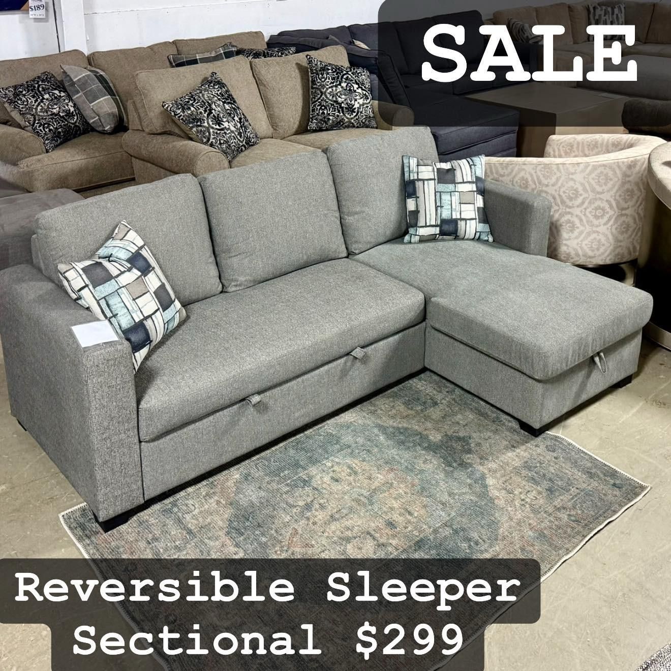 Reversible Pop-Up Sleeper Sectional