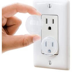 Clear Outlet Covers (50 Pack) Value Pack – Baby Safety Outlet Plug Covers – Durable & Steady – Child Proof Your Outlets Easily 