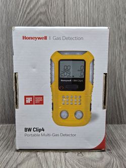 Honeywell BW Clip4 Multi-Gas Detector (H2S, CO, LEL, O2)