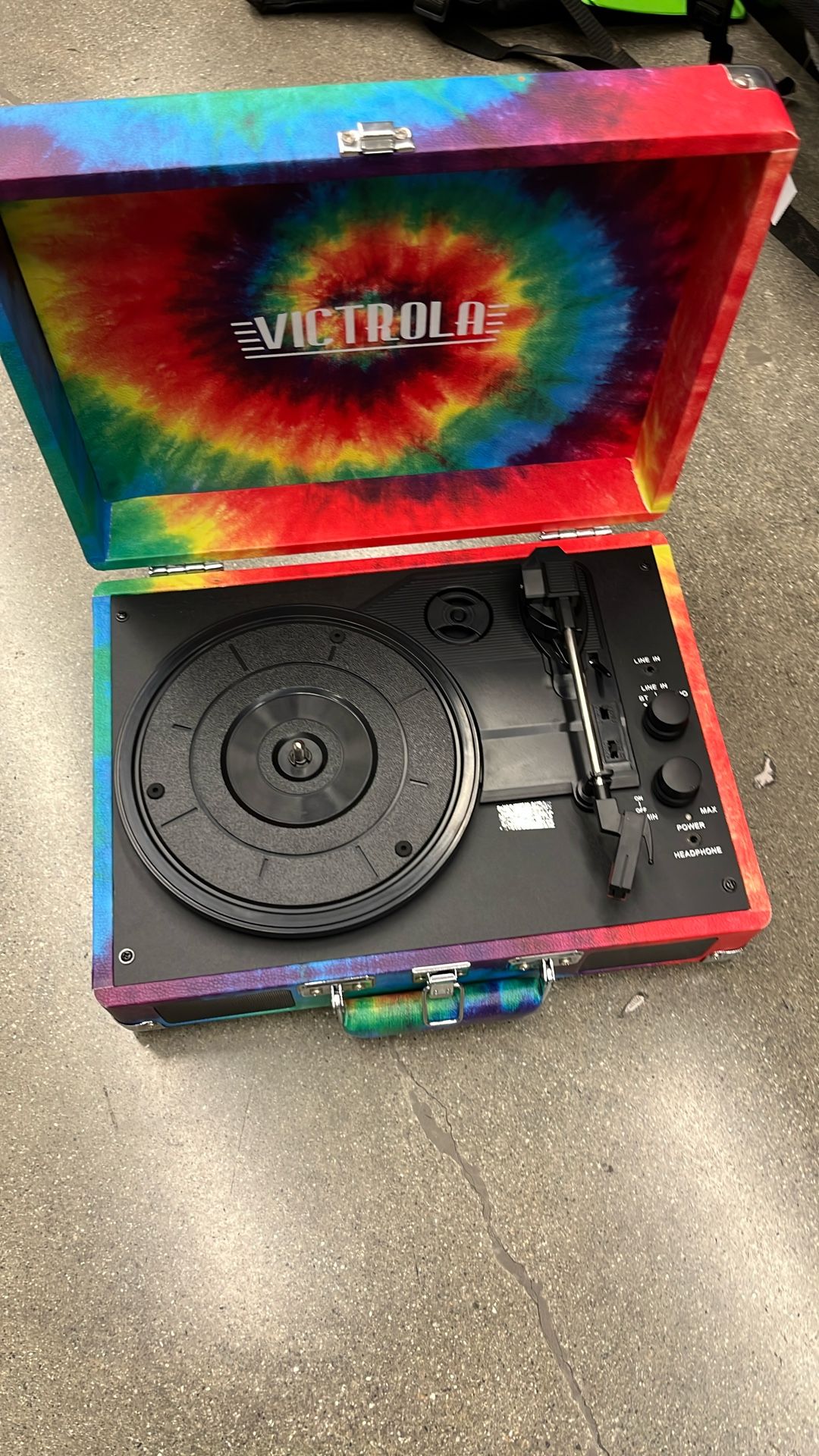 Portable Rechargeable Record Player Suit Case