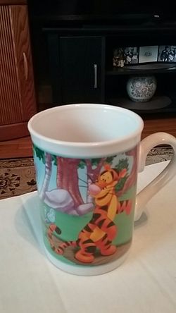 Disney Collectible - Winnie The Pooh, Piglet And Tigger Too! Coffee Cup Mug 8 oz