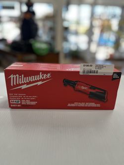 MILWAUKEE 2457-20 M12 3/8” RATCHET, BRAND NEW SEALED CONDITION