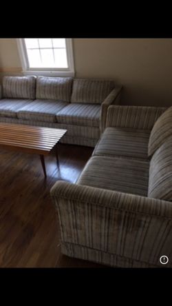 Mid Century sofa and love seat