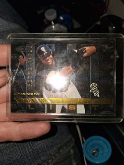 1997 donuts gold press proof #398 frank Thomas hit list