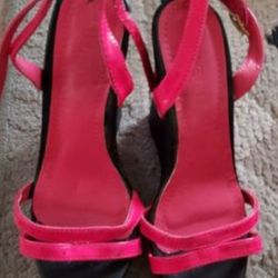 Hot Pink Heels Size 8