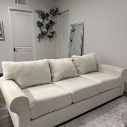 Beige Living Spaces Sofa