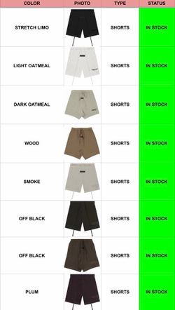 Essential shorts bulk only