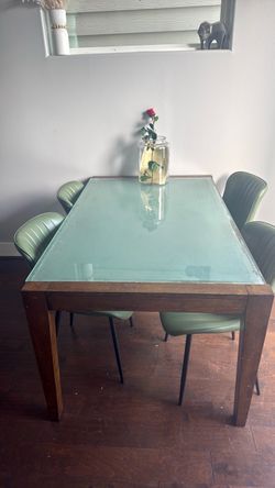 Dining room table and chairs