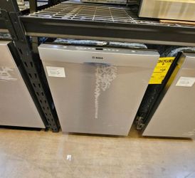  Bosch 500 series dishwasher 24 inch wide stainless steel