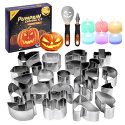 30pcs Halloween Pumpkin Carving DIY Kit