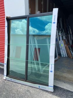 PGT 63x76 HORIZONTAL IMPACT WINDOW BRONZE