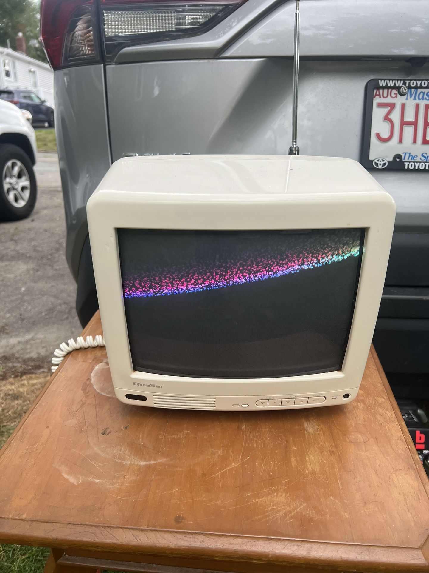Quasar Portable CRT television
