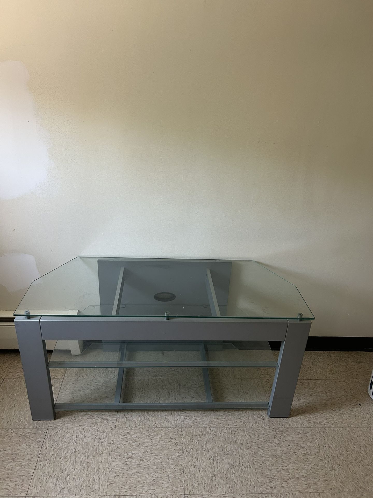 Glass Top tv Stand