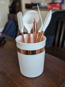 Williams Sonoma Copper Utensil Set
