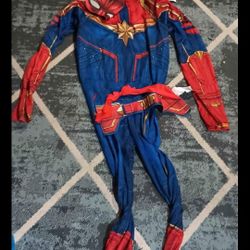 Captain Marvel Kids Costume Size Lg