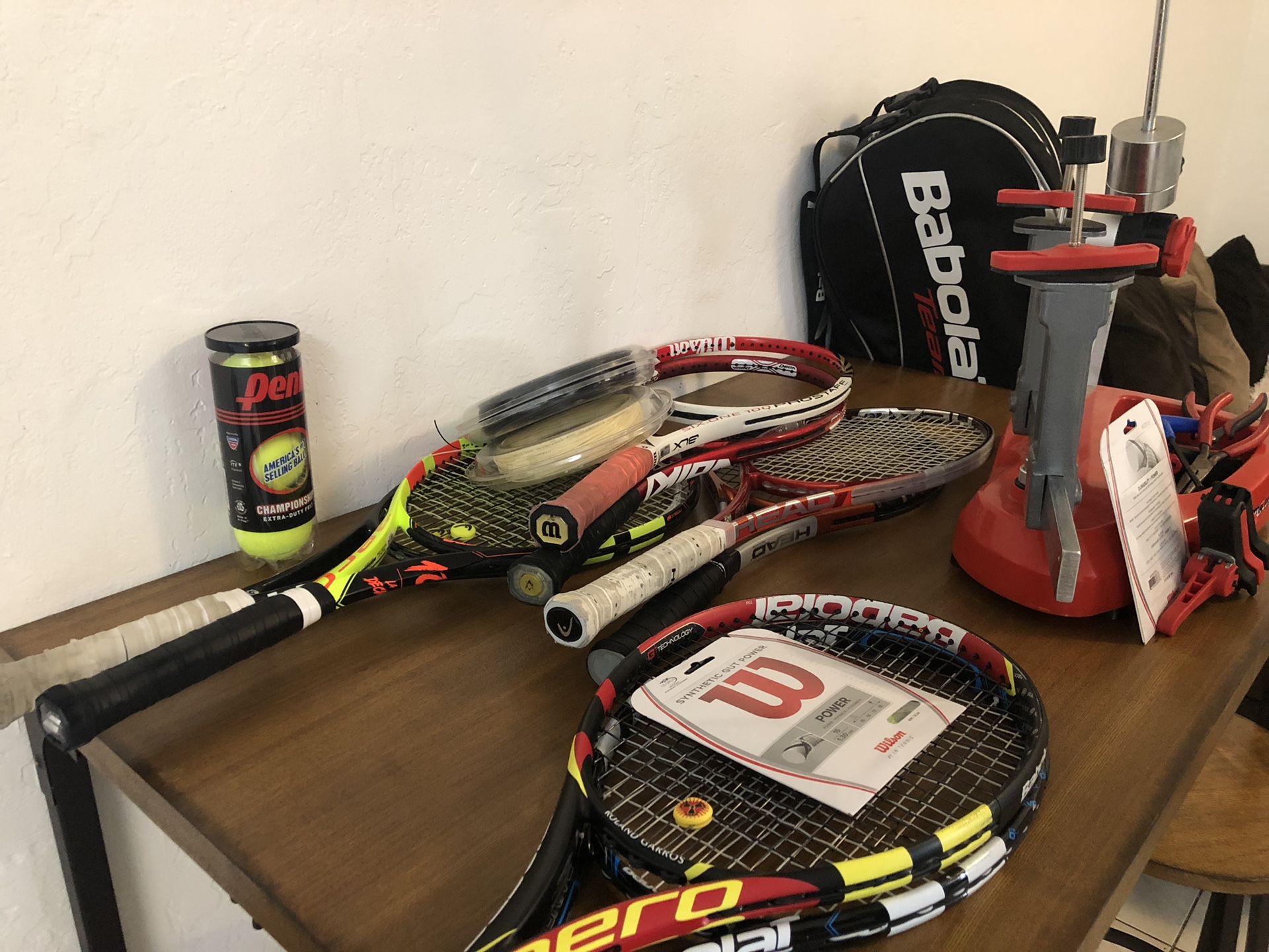 Tennis Racket Stringing