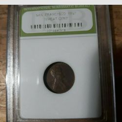 Slabbed 1953 S Wheat Cent RARE "S" MINT MARK VG 